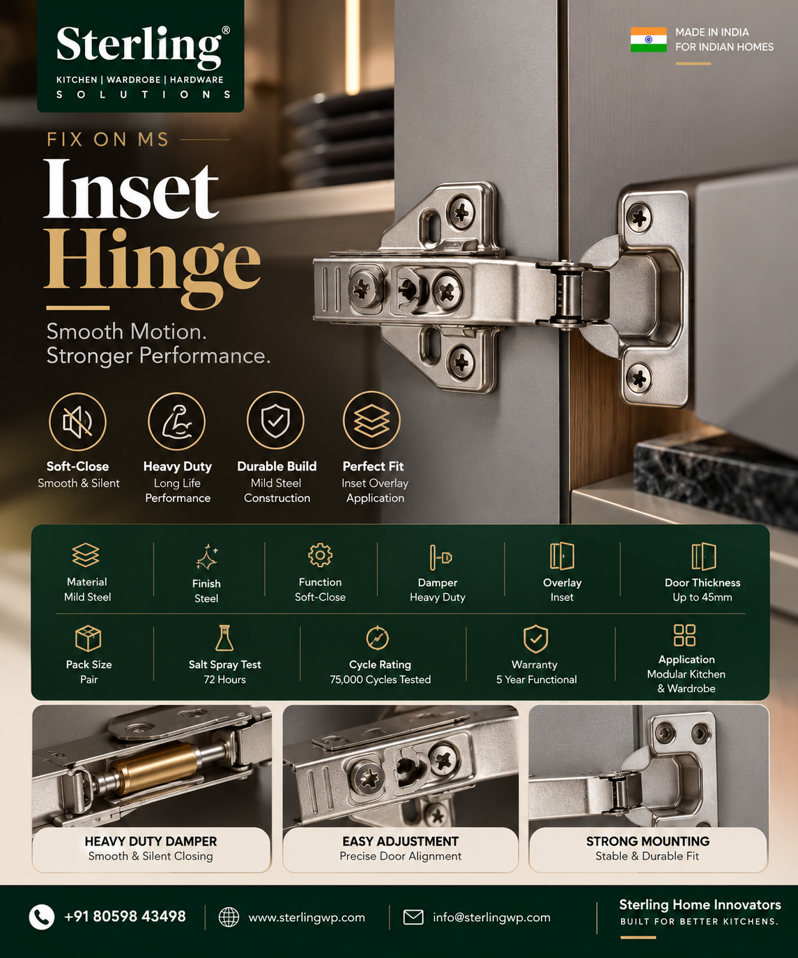 Sterling Fix On MS Inset Overlay Hinge