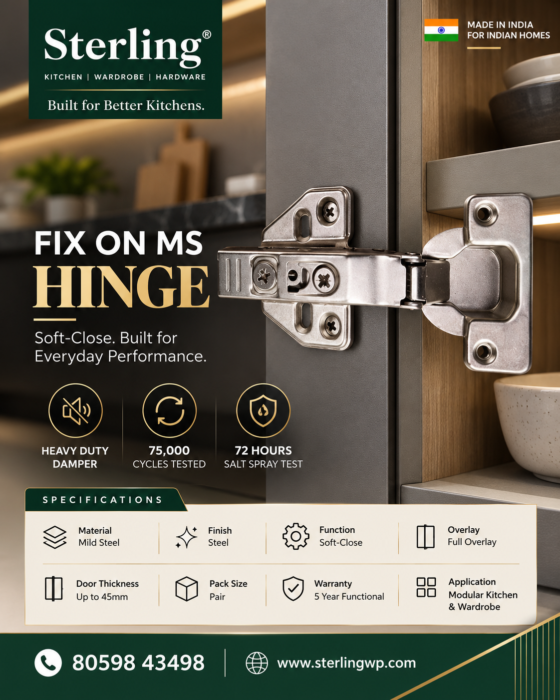 Sterling Fix On MS Hinge