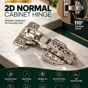 Sterling Stainless Steel 2D Normal Cabinet Hinge