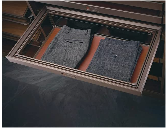 Sterling Glass Wardrobe Basket Mocha - Image 4