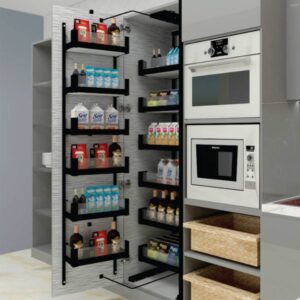 BLACK GLASS PANTRY