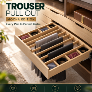 Sterling Trouser Pull Out Mocha – Leather Finish