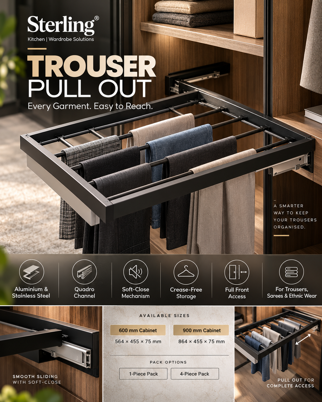 Sterling Trouser Pull Out